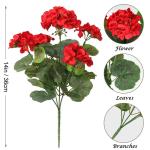 voor buiten, uv-bestendige , decoratie, struiken, planten, boeket, voor tuin, veranda, balkon, binnenplaats, raam, box, decoreren (geel, paars,