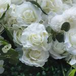 Hintergrund Blumenwand Simulation Blumenhintergrundwand, Künstliche Wand Blumen Hintergrund 3D Seide Hortensie Blumen Panel Für Foto Hintergrund Home Party Hochzeit Hintergrund D
