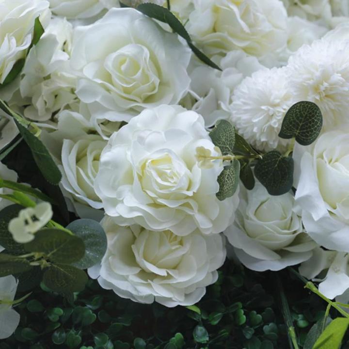 Hintergrund Blumenwand Simulation Blumenhintergrundwand, Künstliche Wand Blumen Hintergrund 3D Seide Hortensie Blumen Panel Für Foto Hintergrund Home Party Hochzeit Hintergrund D