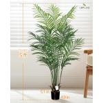 150cm künstliche Dypsis Lutescens Palme, Pflanzen nur für den Innenbereich mit 13 abnehmbaren Stämmen, deko für Büro, Laden, Wohnung und Party
