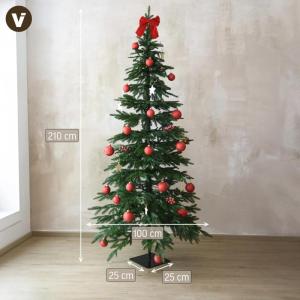 Tannenbaum Weihnachtsbaum künstlich schmal PINSAPO 210 cm