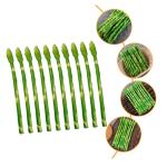 50 Stück Simulierte Spargel-Ornamente Gefälschtes lebensechtes Gemüse künstliches Spargeldekor weihachtsdeko dekoweihnachten künstliches Spargelmodell simulierte Spargelmodell