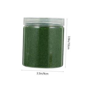 2 Stück 1 Moosrasenpulver Künstliches Dekor Kunstrasen Dekorationen Fee Gefälschtes Gras Zen-gartenzubehör Terrain DIY Grasmodell Blumendekoration Zug Nylon Spielzeugzimmer Anl