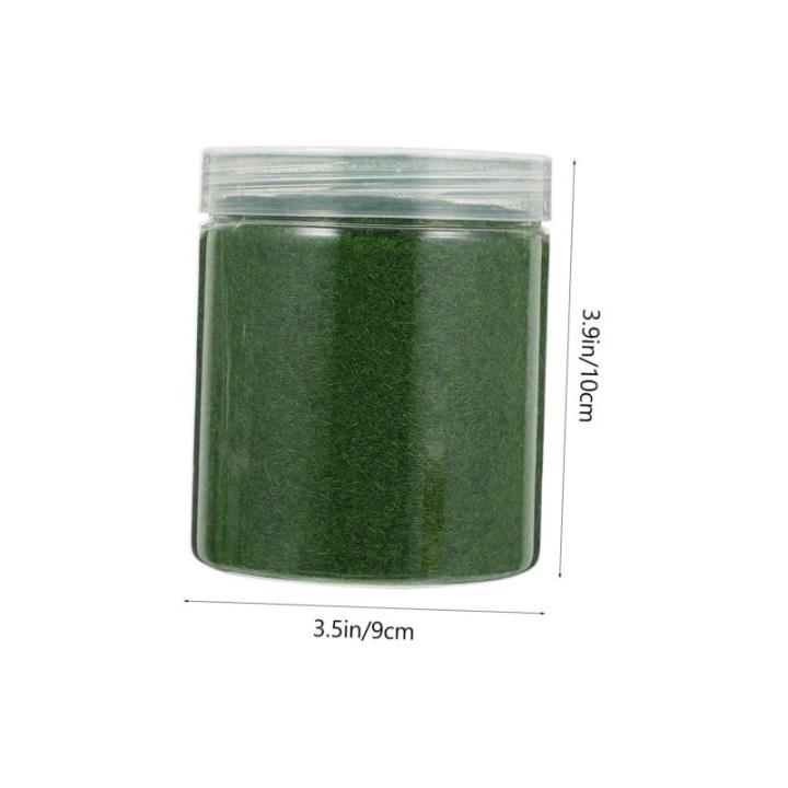 2 Stück 1 Moosrasenpulver Künstliches Dekor Kunstrasen Dekorationen Fee Gefälschtes Gras Zen-gartenzubehör Terrain DIY Grasmodell Blumendekoration Zug Nylon Spielzeugzimmer Anl