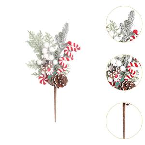 5 Stück Weihnachtsbaumzweige, künstliche Blumen, Bäume, Dekoration, realistische künstliche Weihnachtsbäume für Nachbarn und Bekannte