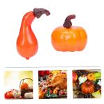 50 Stück Kürbis-Ornamente Weihnachtsdeko Herbstdeko Schaum Kamin Schüttgut