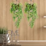 2 vellen wandbehang wandbehang van bamboegras 80 cm strepen groen voor kamerdecoratie