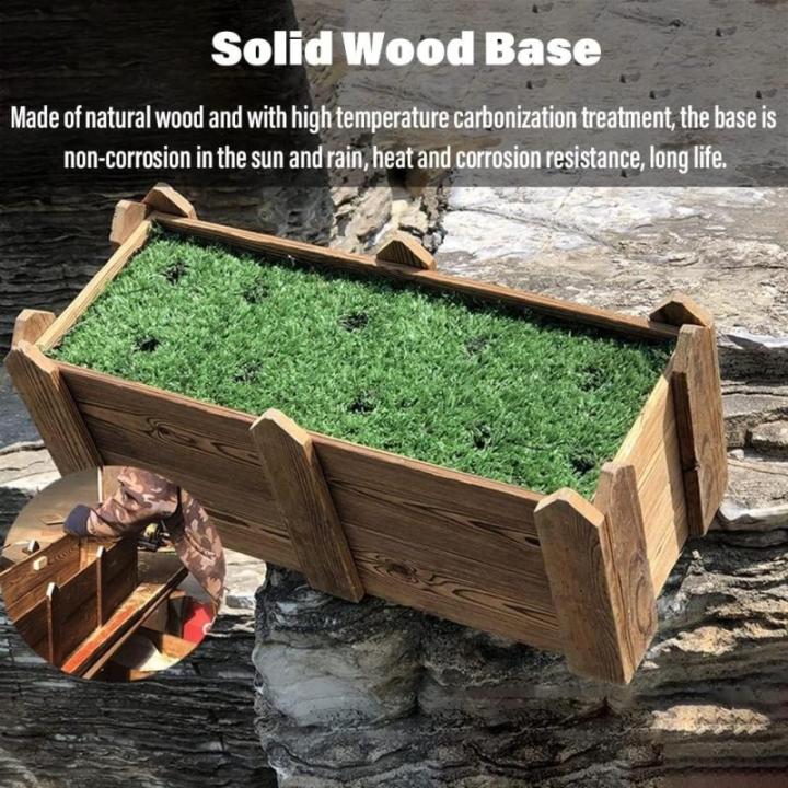 Kunstmatige bamboebladeren doe-het-zelf decoratiescherm met houten basis 1,8 m hoge faux potplant voor restaurant kantoor natuurlijk groen decoratie (6 ft hoog 80 cm x 18 cm x 18,5