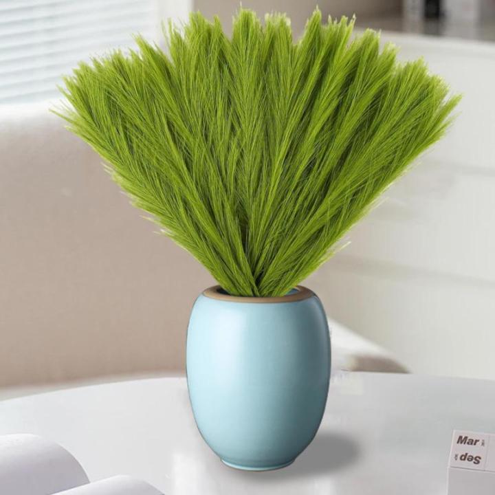 Künstliches Pampasgras, 30 Stück, natürliches getrocknetes Pampasgras für Vase, Pampasgraspflanze für Blumenstrauß, Phragmiten, Hochzeitsdekoration