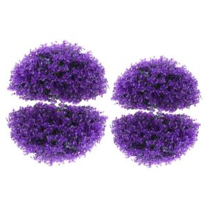 2st Eukalyptus-grasball Dekorative Kugeln Formschnittball Pflanzen Decke Grasball Künstliche Pflanzen Für Den Innenbereich Künstliche Formschnittpflanze Graskugeln Plastik Viole