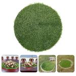 Schachtdeksel Decoratie Gazon Pluizig Rond Tapijt Placemat Van Kunstgras Rond Kunstgras Kunstgras Placemats Kunstgras Kunststof Ronde Mat