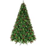 Weihnachtsbaum, Dekoration, Fichte, Tannenzapfen, umweltfreundlich, faltbar, vordekorierter künstlicher Weihnachtsbaum