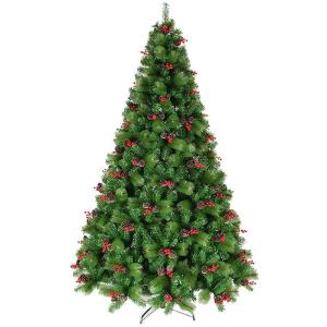 Weihnachtsbaum, Dekoration, Fichte, Tannenzapfen, umweltfreundlich, faltbar, vordekorierter künstlicher Weihnachtsbaum