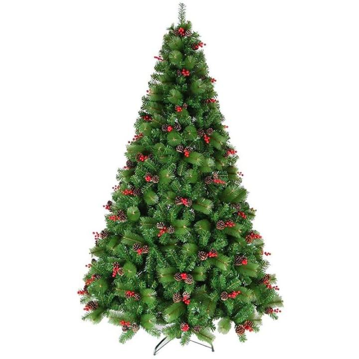 Weihnachtsbaum, Dekoration, Fichte, Tannenzapfen, umweltfreundlich, faltbar, vordekorierter künstlicher Weihnachtsbaum