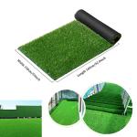 2 cm Hundeschutzmatte Rasen, rutschfester Outdoor-Teppich für drinnen und draußen, Kunstgras mit hoher Dichte, natürlich realistisch aussehendes Gartengras für Terrasse, Garten