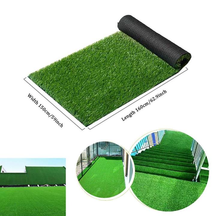 2 cm Hundeschutzmatte Rasen, rutschfester Outdoor-Teppich für drinnen und draußen, Kunstgras mit hoher Dichte, natürlich realistisch aussehendes Gartengras für Terrasse, Garten