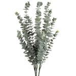 3 stuks kunstmatige eucalyptusplanten, , decoratie, eucalyptus met 5 takken, droogbloemen, decoratie voor woondecoratie, hoogte 87 cm
