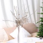 6 Stück Weihnachtspflanzenarrangement für Weihnachtskränze Thanksgiving Hochzeit Dekorationen