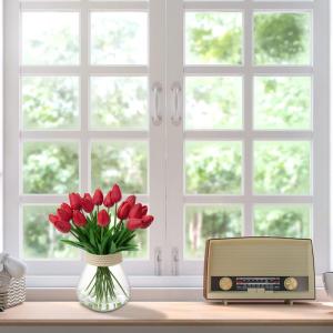 10 stuks kunstbloemen, kunstbloemen, tulp, kunstbloemen, tulp, bloemenboeket, latex, bloemen, zijde, tulp, real-touch, voor thuis, feest, bruiloftsboeket, tuindecoratie