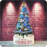 vorbeleuchtete Dekoration, weihnachtskiefer, PVC, 1,8 m, zweigspitzen mit verschlüsselung, künstlicher Weihnachtsbaum, Premium-fichte, aufklappbar, für den gedenktag im Innenber