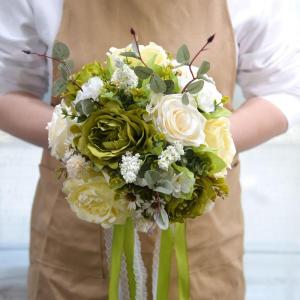 Europäischer künstlicher Rosenblumenstrauß, Simulation koreanischer Hochzeitsstrauß für Valentinstag, Hochzeit, Brautfotografie