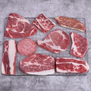 Home Crafts Simulation Lebensmittel Rohes Steak Fleisch Gebratenes Schweinefleisch Speck Modell Fotografie Requisiten Fensterdekoration-M,16