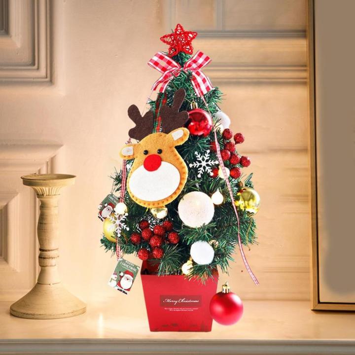 Kerstboom met verlichting 50 cm lichtketting kerstboom mini kerstboom kunstmatige kerstboom kerstdecoratie tafel kerstboom kerstcadeaus