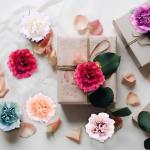 Kunstbloemen, bloemkoppen, kunstbloemen, zijden bloemen, kunstmatige anjer, strooibloemen (meerkleurig)