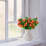 , 30 stuks, , voor buiten, zoals echte planten, weerbestendig, kunstdecoratie, plastic, voor balkon, tuin, balkonbak, buiten, binnen, 1307