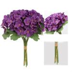 Fake Flowers Künstliche Orchideenblumen 12 Stück Orchideenblüten Gefälschte Orchideen für Tischdekoration Wohnkultur Büro Hochzeitsfeier Dekoration Lila 1706