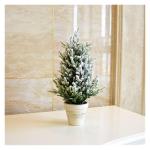 Weihnachts-Essentials, künstlicher Weihnachtsbaum, weißer künstlicher Baum, hängende Ornamente, kleine kleine zedernkiefern, neujahrsdekorationen, Lametta-Girlande, anwendbar f