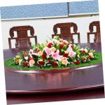 Schachtdeksel, decoratie, gazon, kunstgras, koffieaccessoires voor koffiebar, kunstgrastapijt, wasbare tapijten, placemats, nepgrastapijt, grasmatdecor