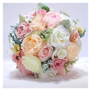 Hochzeitsstrauß for die Braut mit künstlichen Blumen, Kamelien, Hochzeitsstrauß, Pflanzen, Blumenstrauß, Geschenk, Spitzengriff, Andenkenstrauß, Gartenthema, Hochzeitsblumen