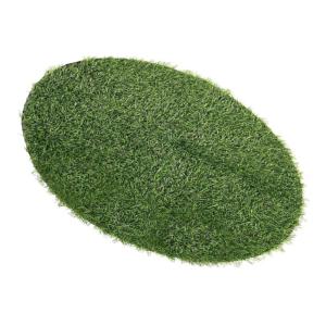 Schachtdeckel Dekoration Rasen Flauschiger runder Teppich Tischset aus Gras kunstgras kunstgräser قرآن Kreisteppich Teppiche Kunstrasenmatte künstliches Grasdekor
