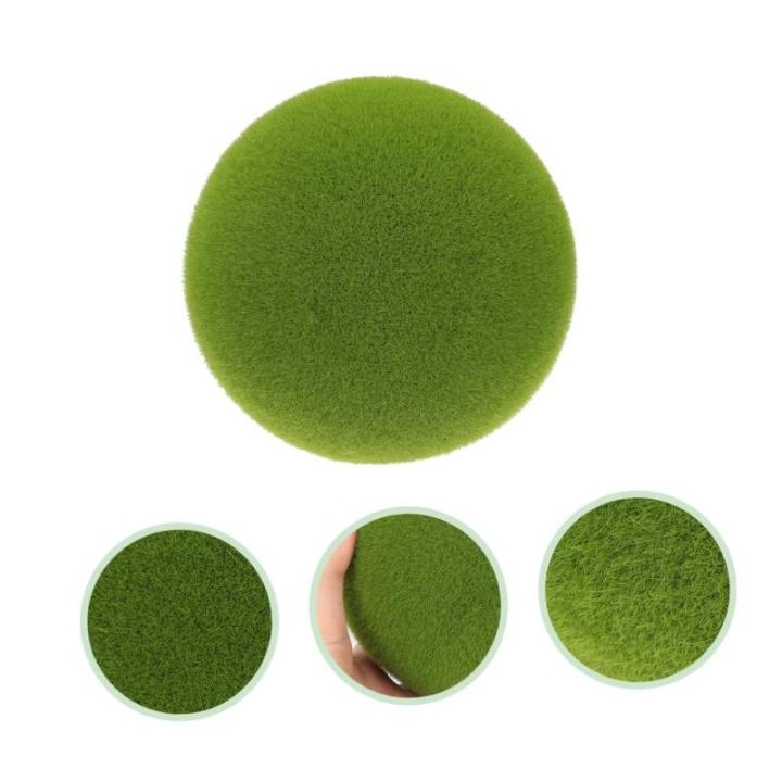 Simulierter Moosball Kugel Künstliche Pflanzen Drinnen Schaufenster Kunstmoos Astetische Raumdekoration Blumenmoos Imitierte Grüne Moossteine Künstliches Moosdekor Beflockung