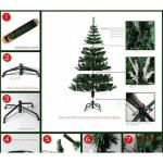 Weihnachtsbäume Künstlicher Weihnachtsbaum Mit Weihnachtsbaumständern for Die Weihnachtsdekoration Im Home Office Weihnachtsbaum Künstlich(210CM)