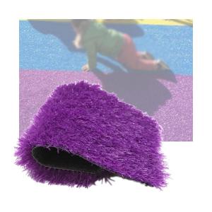 Kunstrasen-Gartenrasenmatte, Ersatz für Kunstrasen, synthetischer Astroturf-Teppich, 118 (Zoll), hohe Fußmatte aus natürlichem Kunstrasen mit Drainagelöchern (lila, 177,17 x 35