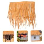 3st Strohdekoration Gartendekoration Gartenhütte Grasdach Für Vogelscheuchenkostüm Künstliches Strohdach Selber Machen Gefälschte Strohabdeckung Lebensechtes Strohdach Sport