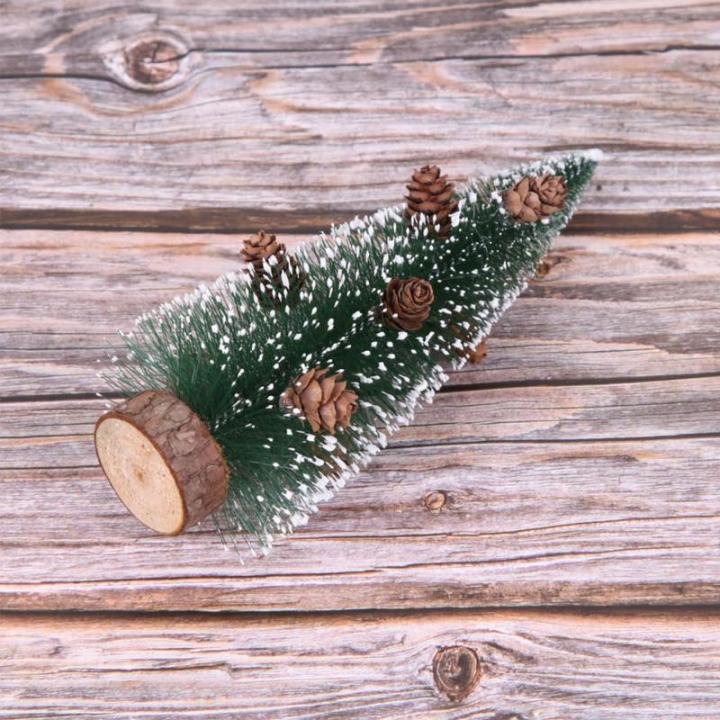 künstlicher Weihnachtsbaum Mini Tannenbaum kleine Miniatur Tanne Miniatur Weihnachtsbaum Zeder Weihnachtsbaum grüner Weihnachtsbaum künstlicher Baum Tannenbaum mit Schnee für W