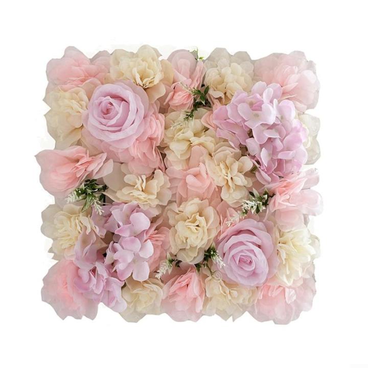 Stilvolle Kunstblumen-Wandpaneel für Hochzeiten, Partys und Heimdekor-Design (Nr. 3)