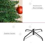 kerstboom dennenboom met kunststof standaard 499 takpunten pvc groen Ø 60 x 210 h cm