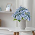 Kunstbloemen, 14 bundels pioenrozen, kunstbloemen, decoratie, als echt voor bruiloft, thuis, tafel, party, raamdecoratie 1012