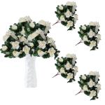 Blumen Künstlich Rosen Fake Schaumstoff mit Stiel Künstliche Blume für Hochzeit Home Party Baby Dusche Hausgarten Valentinstag Deko 84 Stück 0517
