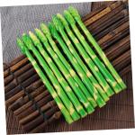 50 Stück Simulierte Spargel-Ornamente Gefälschtes lebensechtes Gemüse künstliches Spargeldekor weihachtsdeko dekoweihnachten künstliches Spargelmodell simulierte Spargelmodell