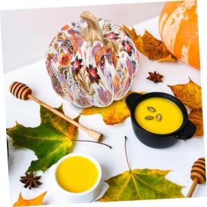 3St Halloween-Gartenverzierung Kürbis-Sammelfiguren Bürodekoration Kunsthandwerk aus Kunstharz Partydekoration Kürbis-Dekor draussen Dekorationen Belohnung