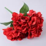Decoratieve kunstbloemen, kunstbloemen, hortensia, pioenroos, boeket, plastic bloem voor bruiloft, balkon, tuin, bloembak, feest, tafeldecoratie 1114