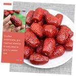 1 Satz Simulierte Jujube Hochzeitsdeko Hochzeits Dekoration Hohzeitdeko Easy Putz Modell Mit Fruchtdatteln Jujube-ausstellungsformen Künstliche Früchte Falsches Datum PVC 30st