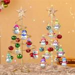 Gepersonaliseerde sneeuwpop familie kerstboom familienaam kerstboom familienaam kerstboom familie kerstdecoratie cadeau, stijl 7-2