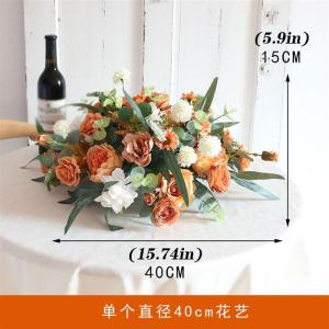 Kunstblumen Künstliche Blumen für den Innenbereich, exquisiter simulierter Blumentisch, Blumenarrangement, Dekor, Esstisch, Hochzeitszubehör für jeden Anlass