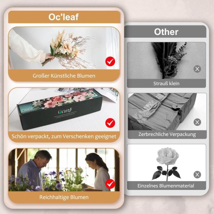 als echt groot boeket, wit, dahlia, bamboebladeren, keizerbloem met stelen, bloemstukken, bruiloft, boeket voor doe-het-zelf thuis, tuin, bruiloft, festival, decoratie